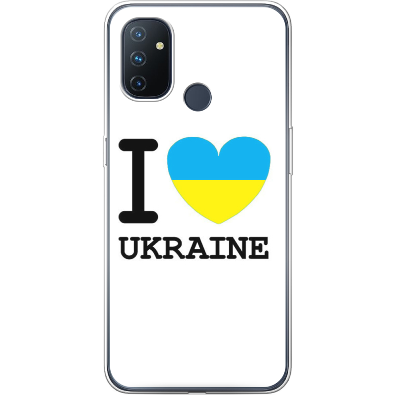 Чехол BoxFace OnePlus Nord N100 I love Ukraine