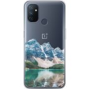 Прозрачный чехол BoxFace OnePlus Nord N100 Blue Mountain