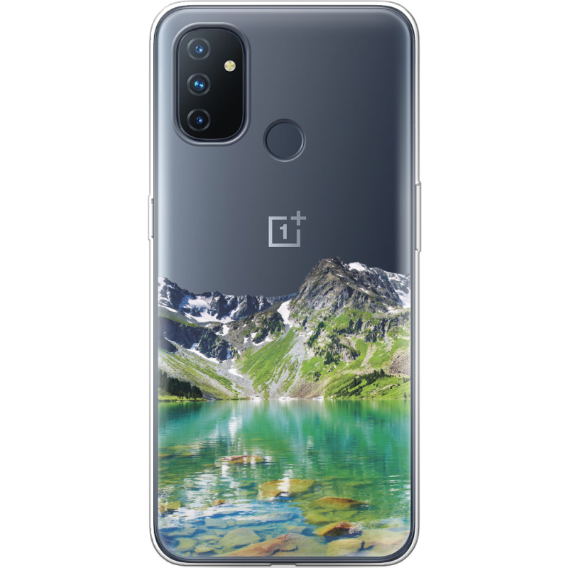 Прозрачный чехол BoxFace OnePlus Nord N100 Green Mountain