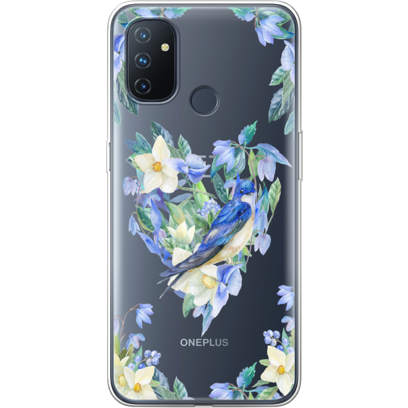 Прозрачный чехол BoxFace OnePlus Nord N100 Spring Bird