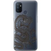 Прозрачный чехол BoxFace OnePlus Nord N100 Chinese Dragon