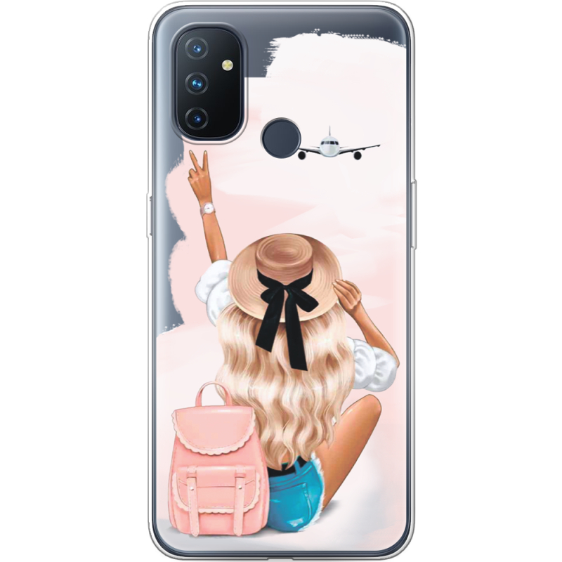 Прозрачный чехол BoxFace OnePlus Nord N100 Travel Girl