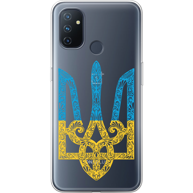 Прозрачный чехол BoxFace OnePlus Nord N100 Gold Trident