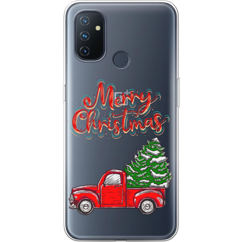 Прозрачный чехол BoxFace OnePlus Nord N100 Holiday Car