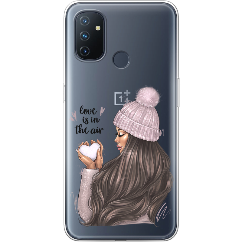 Прозрачный чехол BoxFace OnePlus Nord N100 love is in the air