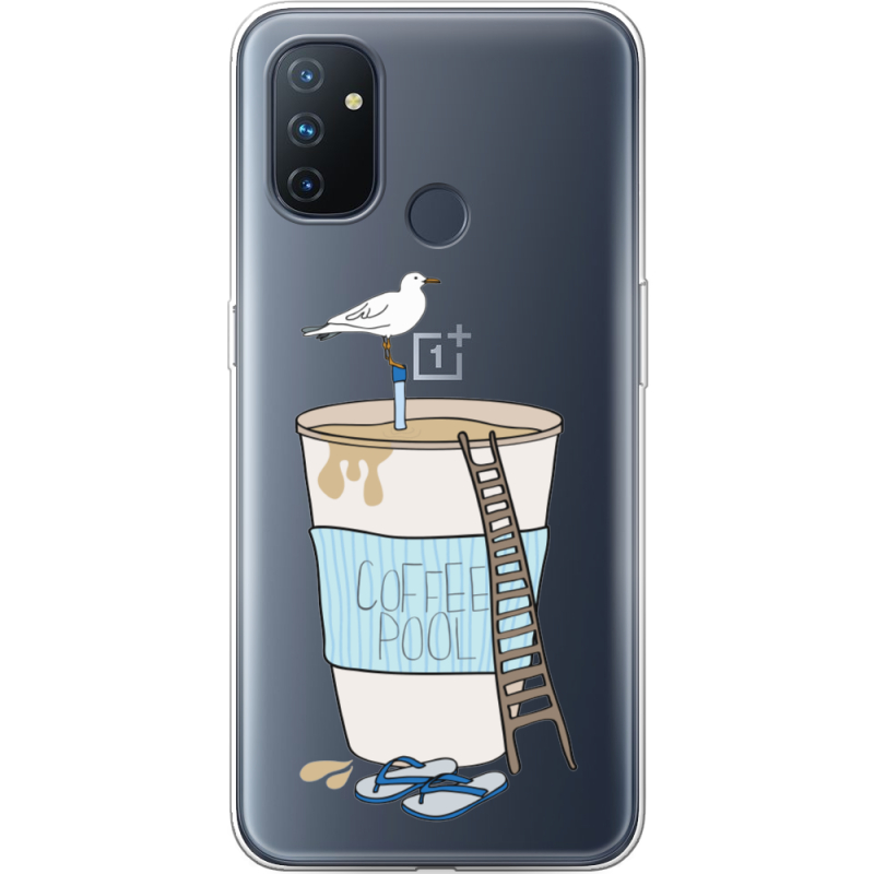 Прозрачный чехол BoxFace OnePlus Nord N100 Segull in Cofee Pool