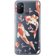 Прозрачный чехол BoxFace OnePlus Nord N100 Japanese Koi Fish