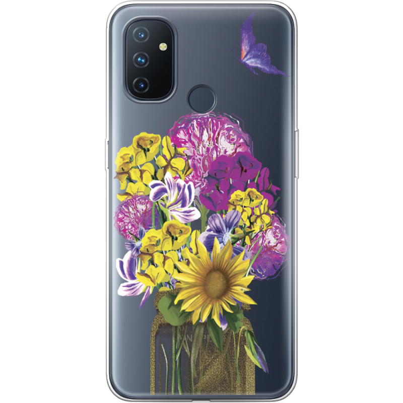 Прозрачный чехол BoxFace OnePlus Nord N100 My Bouquet