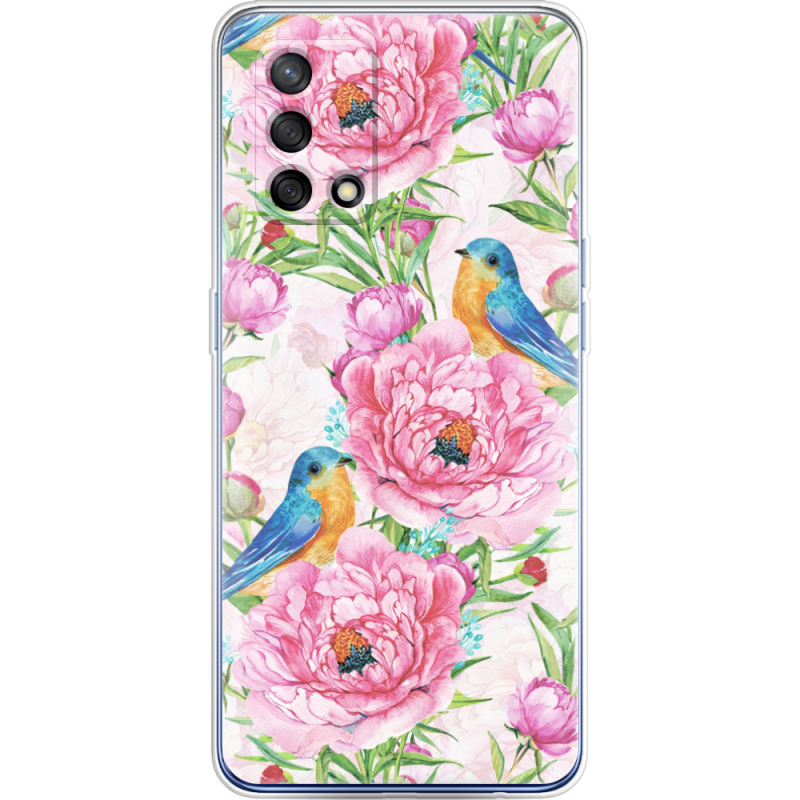 Чехол BoxFace OPPO A74 Birds and Flowers