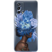 Чехол BoxFace OPPO A74 Exquisite Blue Flowers