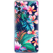 Чехол BoxFace OPPO A74 flowers in the tropics