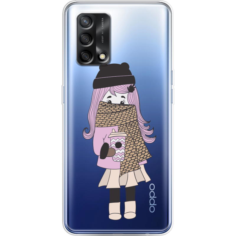 Прозрачный чехол BoxFace OPPO A74 Winter Morning Girl