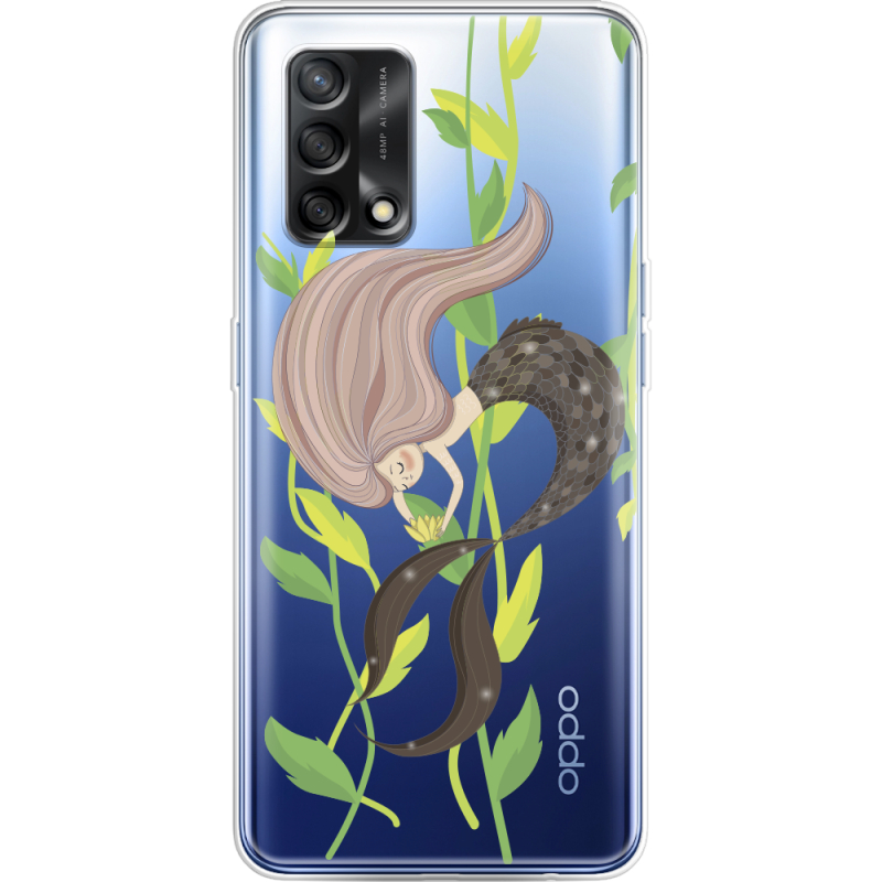 Прозрачный чехол BoxFace OPPO A74 Cute Mermaid