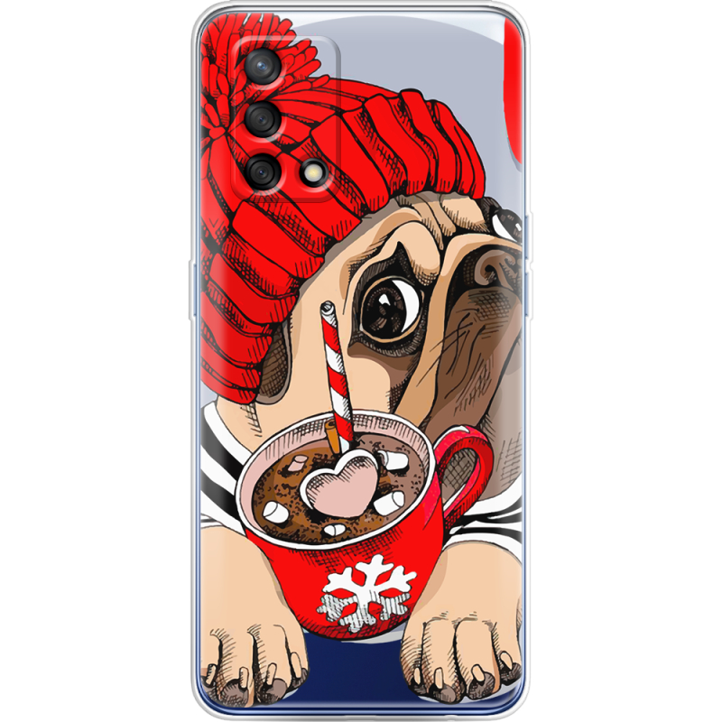 Прозрачный чехол BoxFace OPPO A74 Winter Puggy