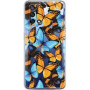 Прозрачный чехол BoxFace OPPO A74 Butterfly Morpho