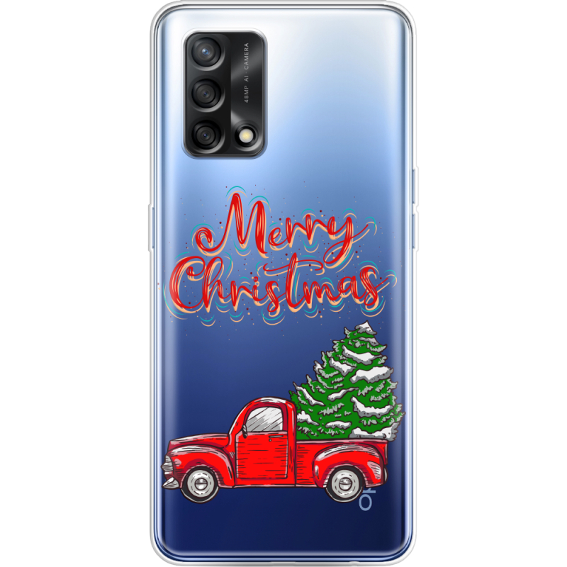 Прозрачный чехол BoxFace OPPO A74 Holiday Car