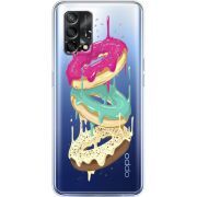 Прозрачный чехол BoxFace OPPO A74 Donuts