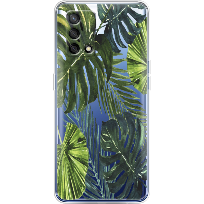 Прозрачный чехол BoxFace OPPO A74 Palm Tree