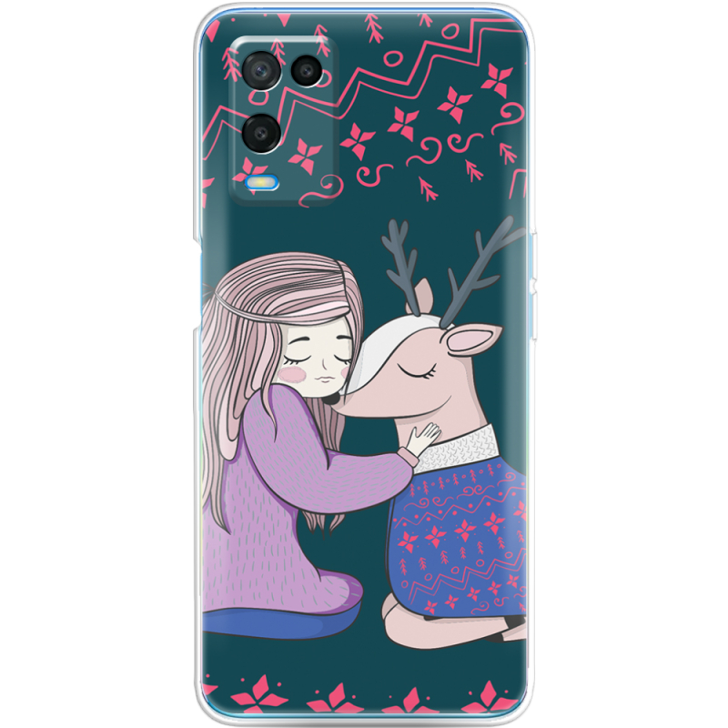 Чехол BoxFace OPPO A54 Girl and deer