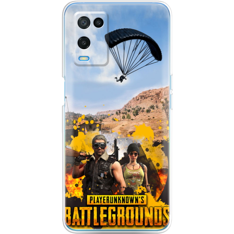 Чехол BoxFace OPPO A54 Pubg parachute