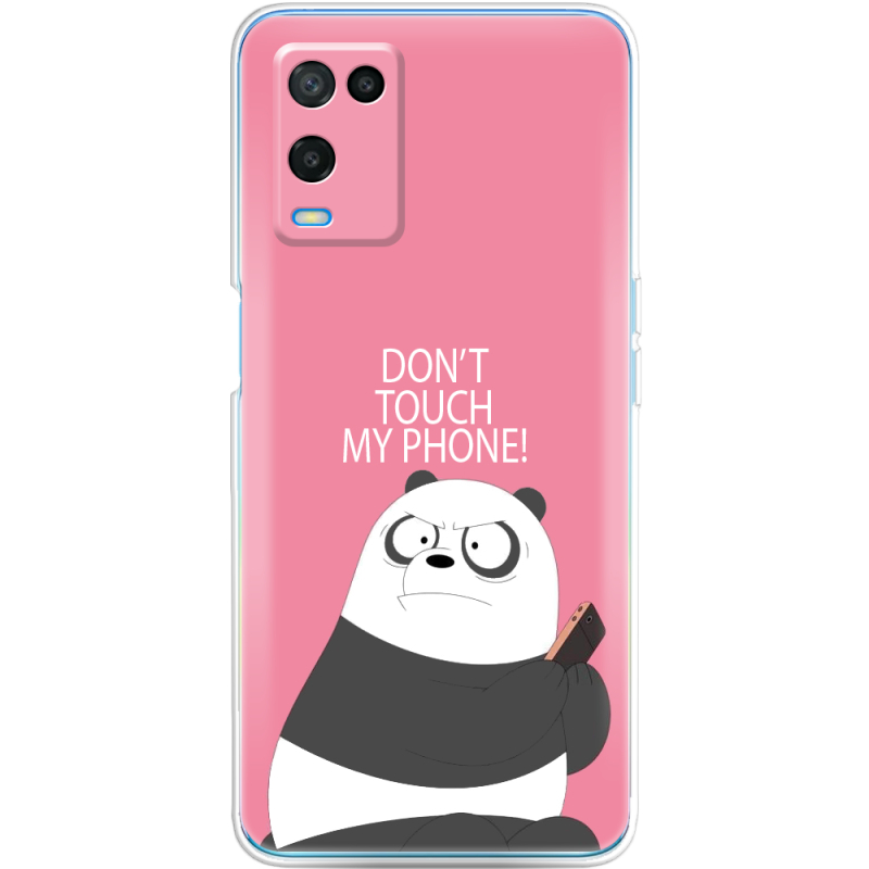 Чехол BoxFace OPPO A54 Dont Touch My Phone Panda