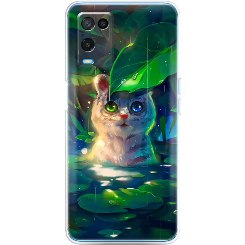 Чехол BoxFace OPPO A54 White Tiger Cub