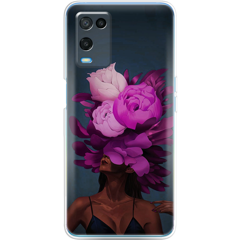 Чехол BoxFace OPPO A54 Exquisite Purple Flowers