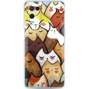 Чехол BoxFace OPPO A54 Sleepy Cats