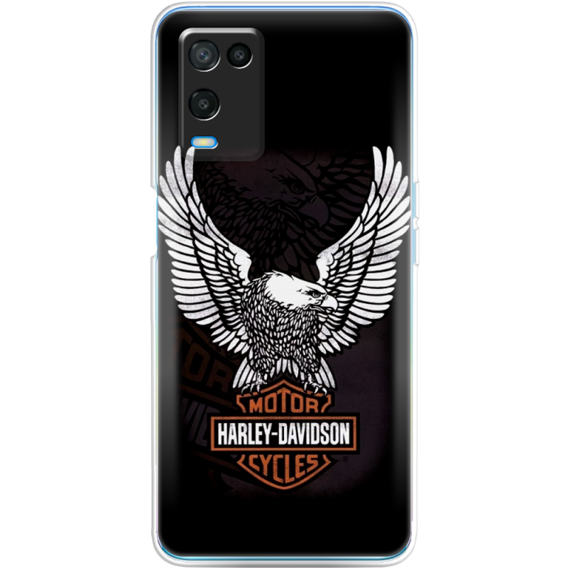 Чехол BoxFace OPPO A54 Harley Davidson and eagle