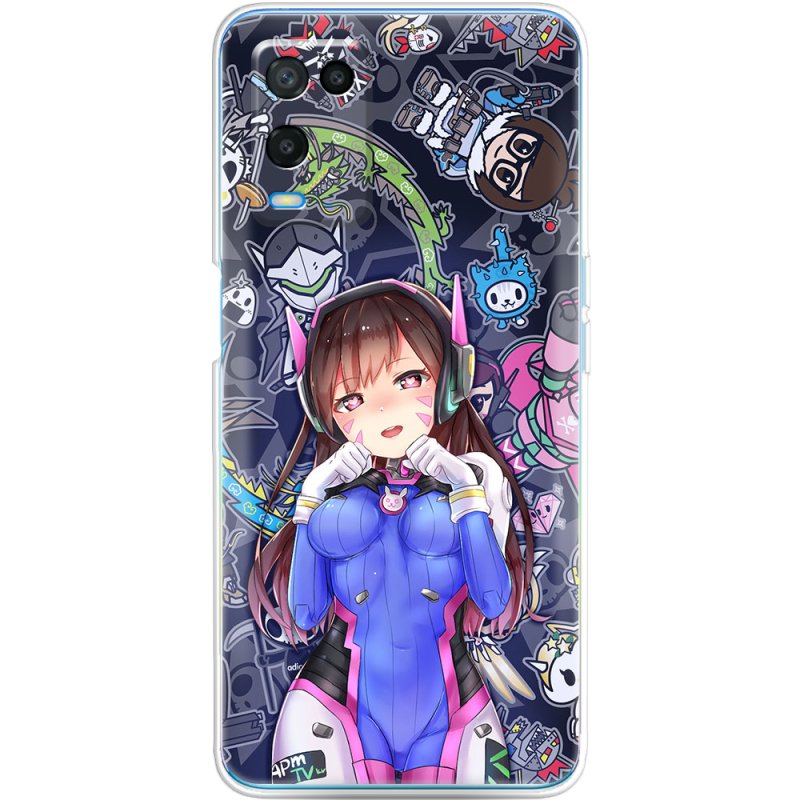 Чехол BoxFace OPPO A54 Overwatch D.VA