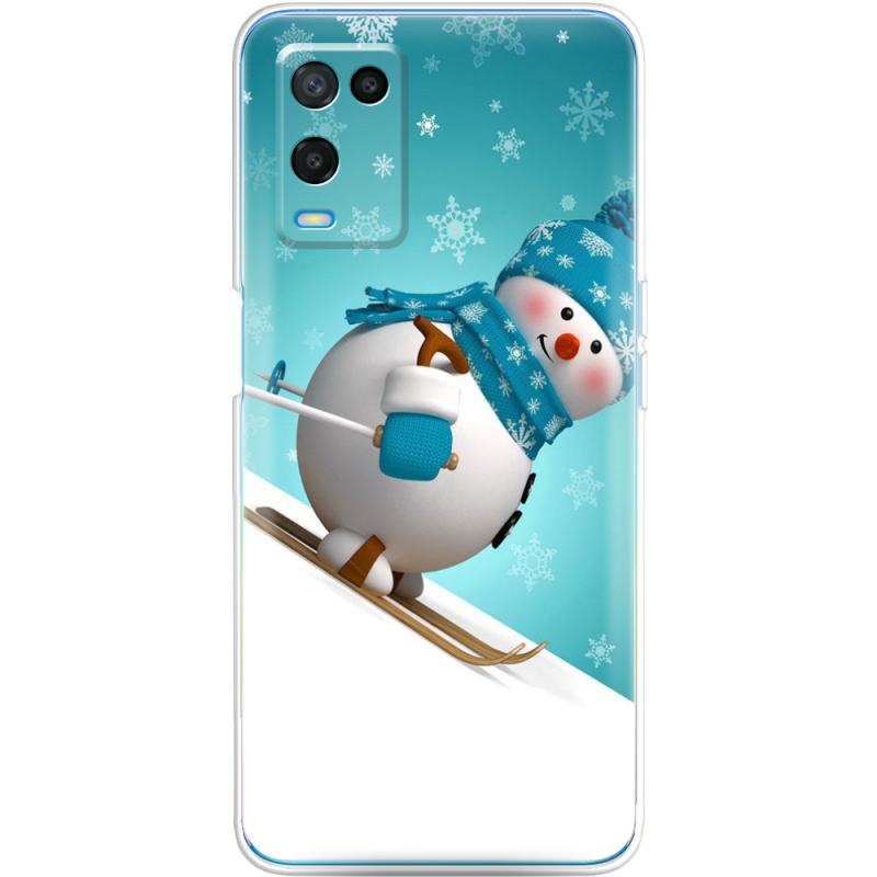 Чехол BoxFace OPPO A54 Skier Snowman