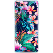 Чехол BoxFace OPPO A54 flowers in the tropics
