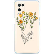 Чехол BoxFace OPPO A54 Flower Hands