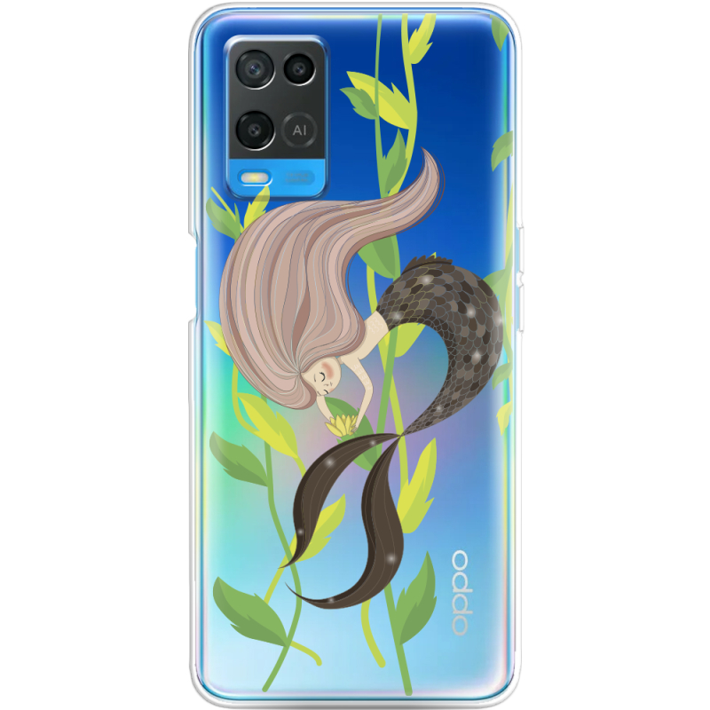 Прозрачный чехол BoxFace OPPO A54 Cute Mermaid