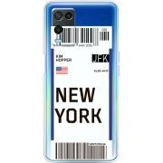 Прозрачный чехол BoxFace OPPO A54 Ticket New York