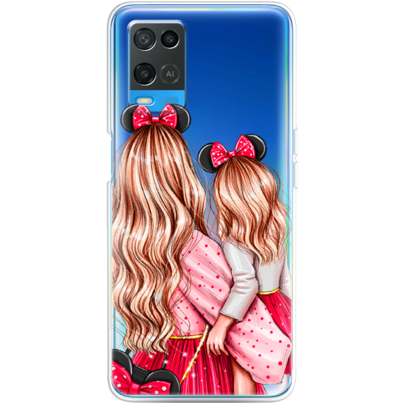 Прозрачный чехол BoxFace OPPO A54 Mouse Girls