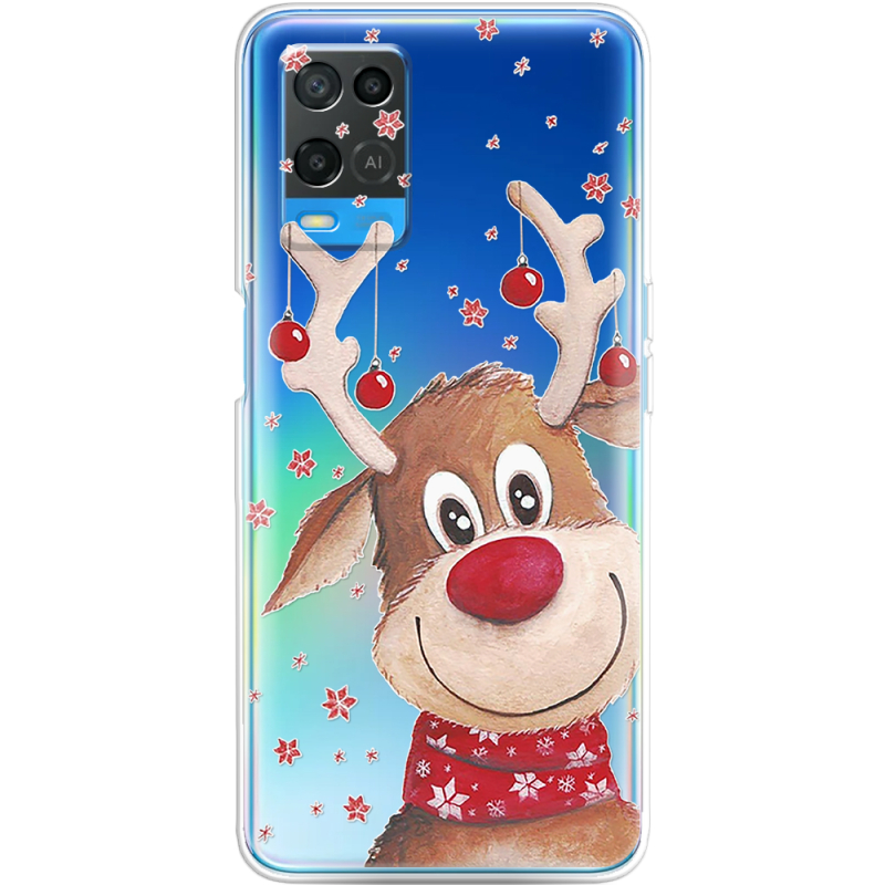 Прозрачный чехол BoxFace OPPO A54 Winter Deer