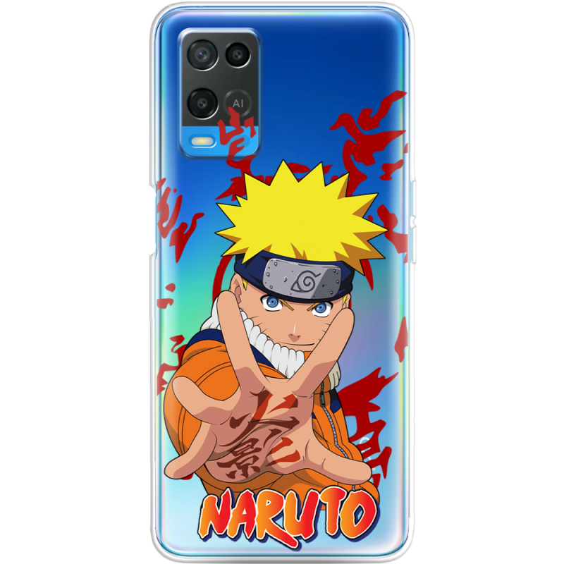 Прозрачный чехол BoxFace OPPO A54 Naruto