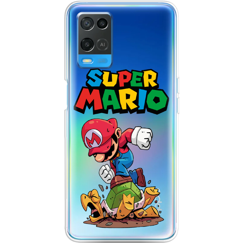 Прозрачный чехол BoxFace OPPO A54 Super Mario