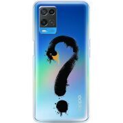 Прозрачный чехол BoxFace OPPO A54 Swan question