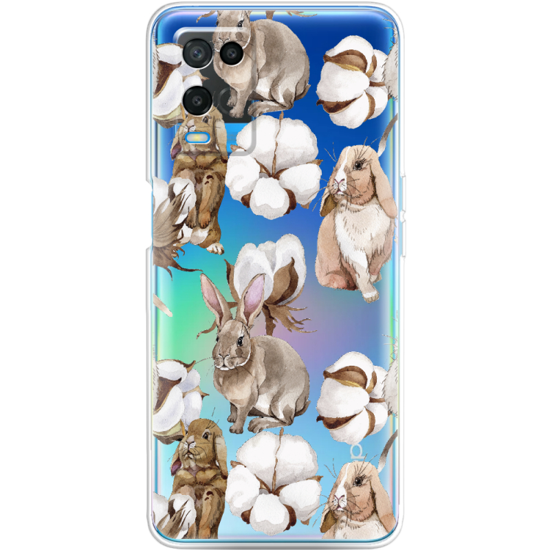 Прозрачный чехол BoxFace OPPO A54 Cotton and Rabbits