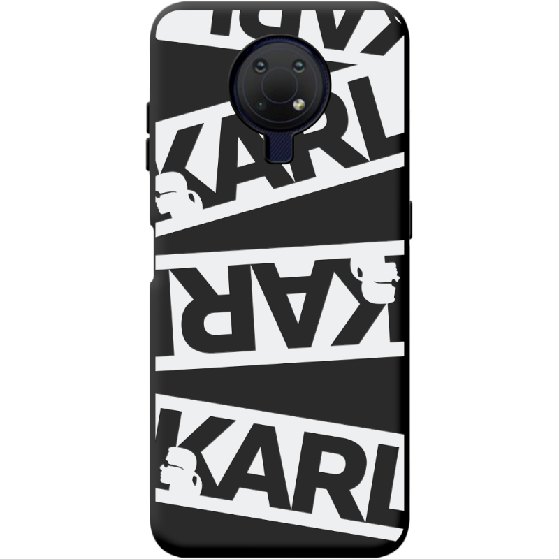 Черный чехол BoxFace Nokia G10 White Karl