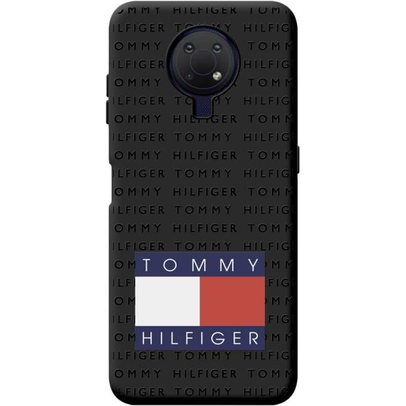 Черный чехол BoxFace Nokia G10 Tommy Print