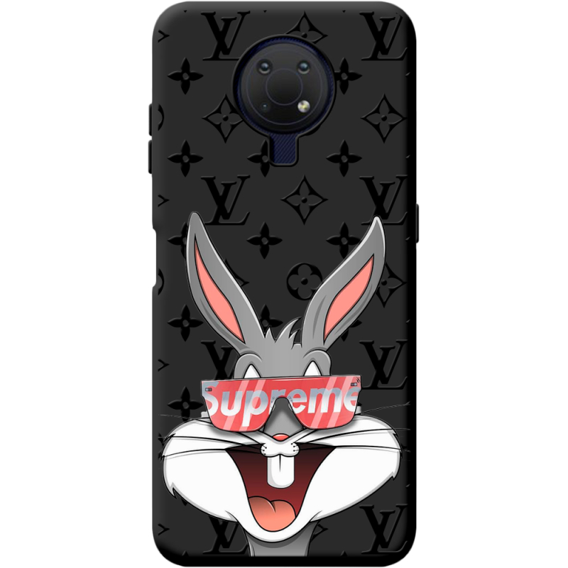 Черный чехол BoxFace Nokia G10 looney bunny