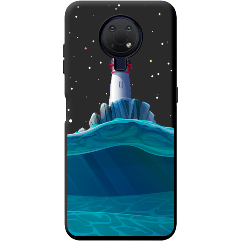 Черный чехол BoxFace Nokia G10 Lighthouse