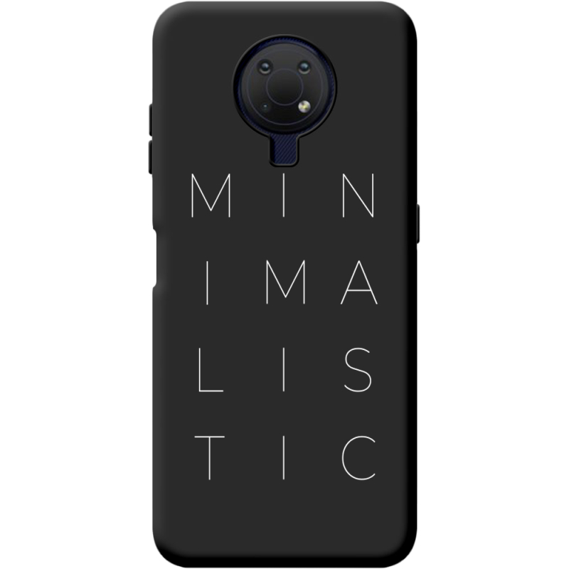 Черный чехол BoxFace Nokia G10 Minimalistic