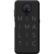 Черный чехол BoxFace Nokia G10 Minimalistic