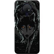 Черный чехол BoxFace Nokia G10 Wolf