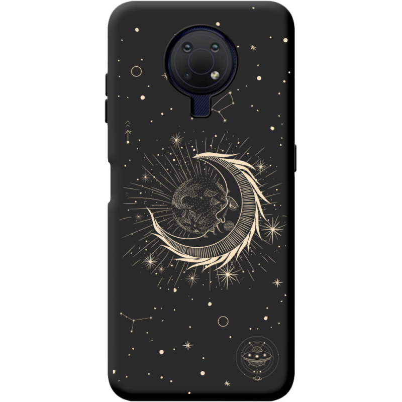 Черный чехол BoxFace Nokia G10 Moon