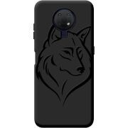 Черный чехол BoxFace Nokia G10 Wolf